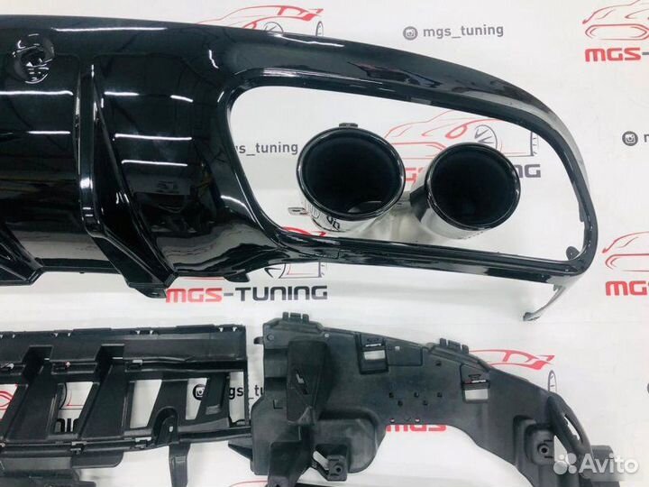 Диффузор с насадками C-Coupe c205 C43 All Black