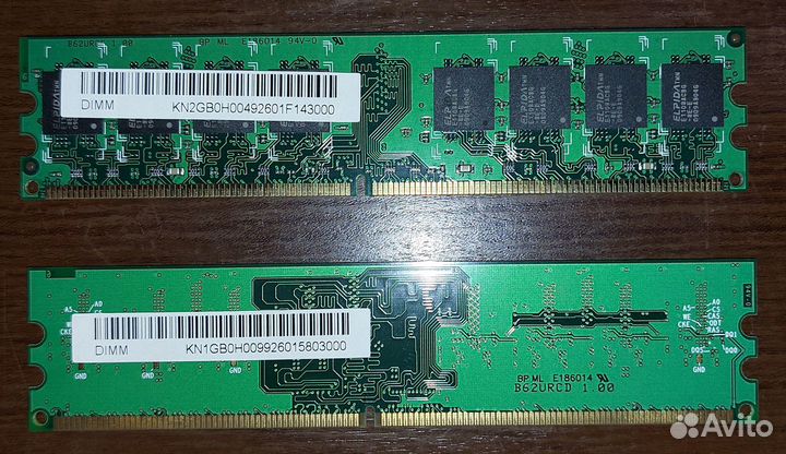 Оперативная память unifosa 2Gb+1Gb DDR2