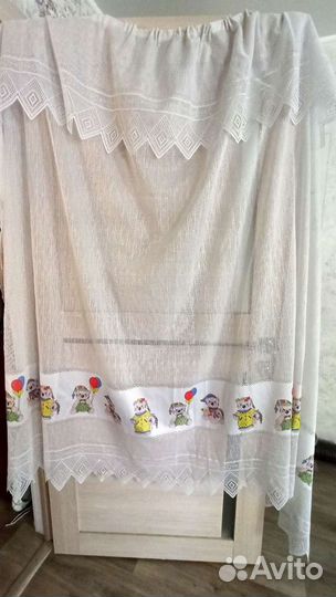 Штора тюль занавеска гардина на окно