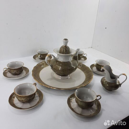 Кофейный набор Коростенского фарфорового завода