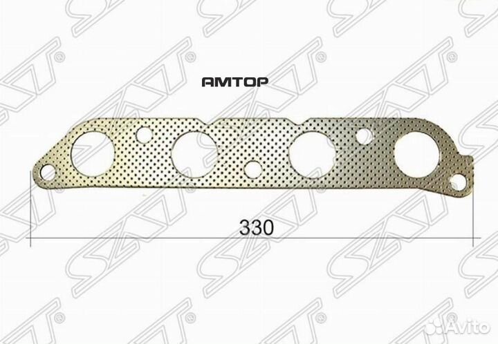 SAT ST-17173-15010 Прокладка выпускного коллектора
