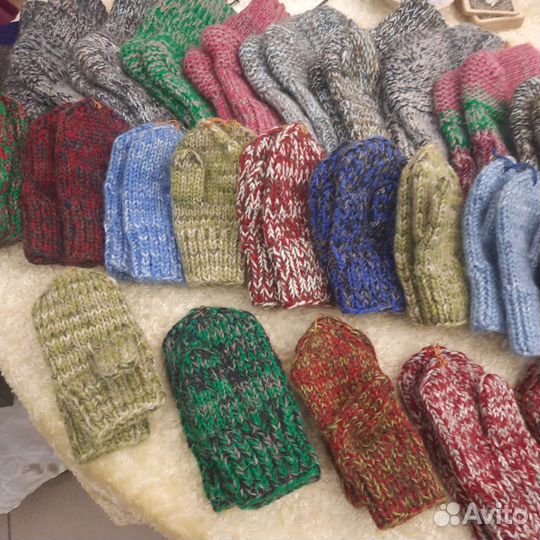 Варежки детские. 1-3