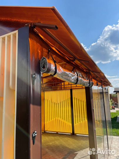 Мягкие окна для беседки