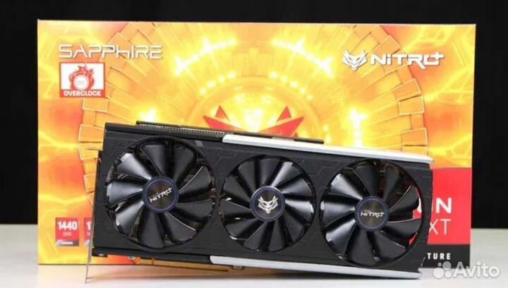 Видеокарта Rx 6700xt sapphire nitro plus