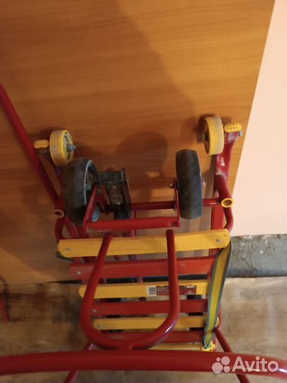 Детские зимние санки коляска