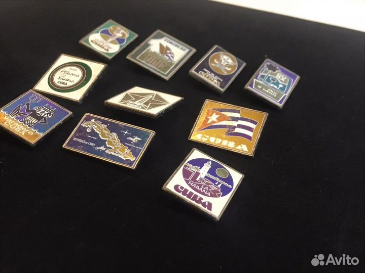 Значки Куба Cuba набор