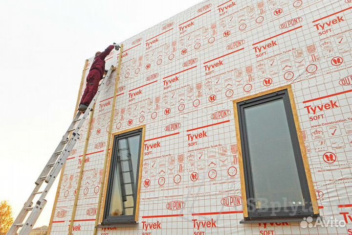 Мембрана гидроветроизоляция Tyvek Soft