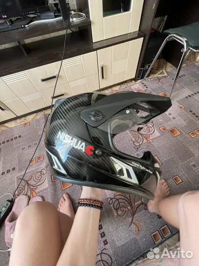 Шлем эндуро с визором