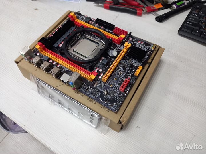 Связка мать x79 LGA 2011+12ядер 2620 2.5GhzTb+8Gb