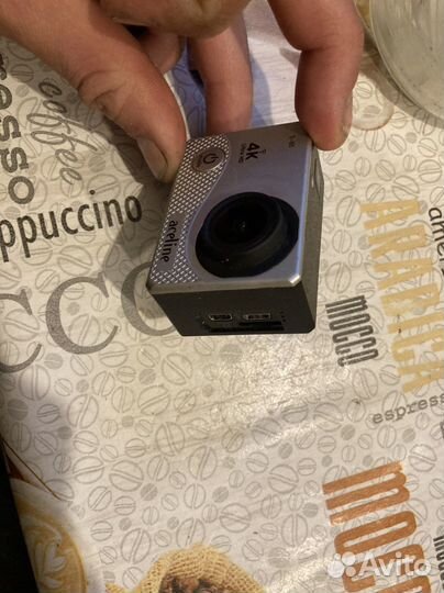 Экшн камера 4K с крепежами