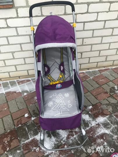 Коляска санки