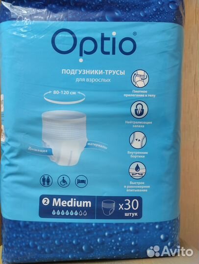 Трусики-Подгузники для взрослых (М) optio