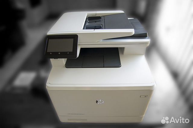 Мфу hp color laserjet pro m477fdn пробег 1500 копи