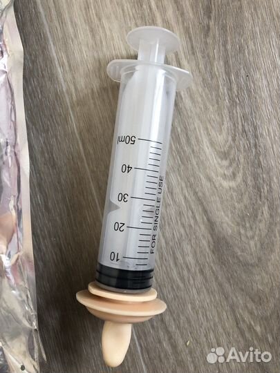 Шприц с соской для кормления щенков