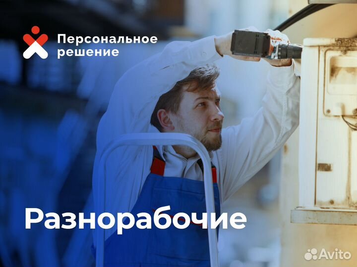 Разнорабочий ежедневные выплаты