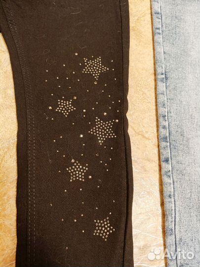 Джинсы 128 для девочки