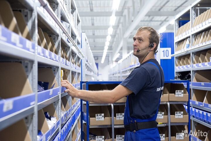 Работа комплектовщиком вахтой с еженед. оплатой