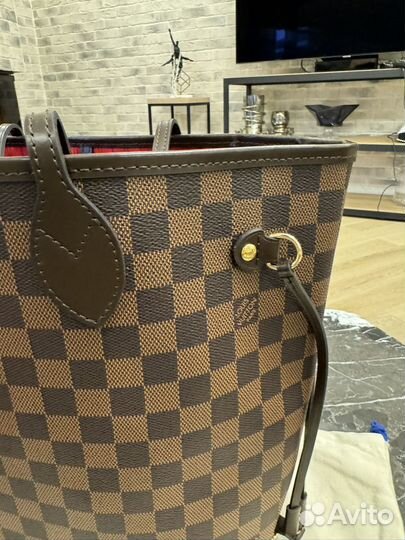 Оригинальная сумка Louis Vuitton Neverfull MM