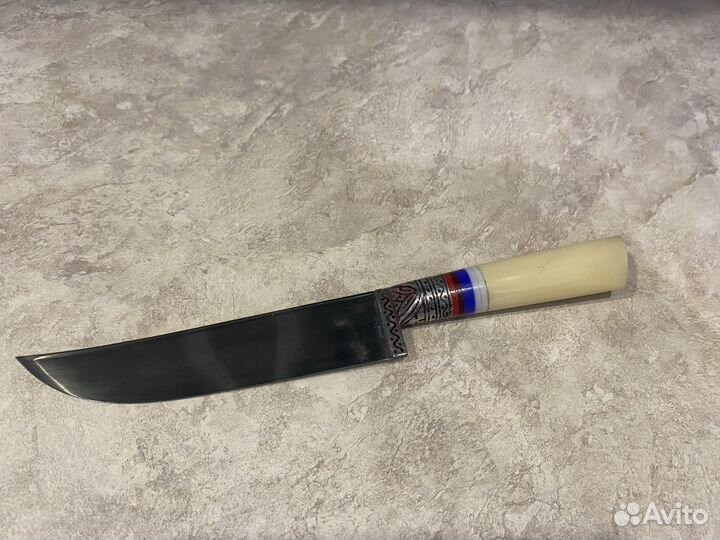 Пчак средний Кость гарда гравировка шх15, 16-18 см