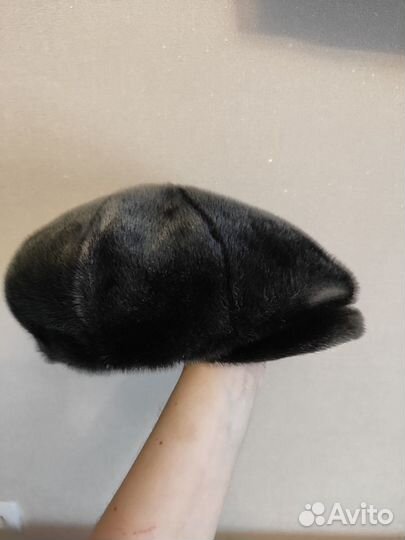 Меховая мужская кепка нерпа