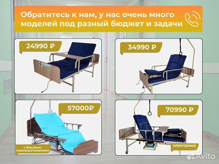 Медицинская кровать