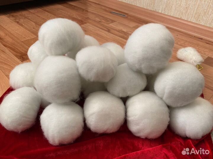 Снежки новогодний реквизит аниматоров