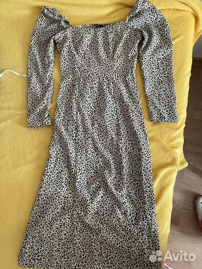 Платье летнее леопард