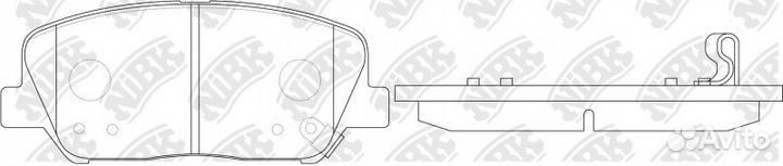Колодки тормозные дисковые