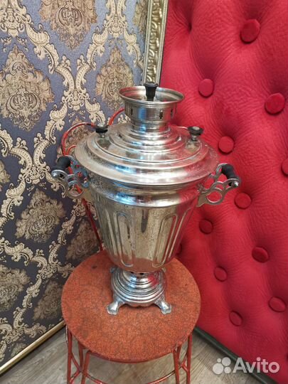 Старинный Угольный Самовар полный комплект