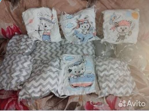 Бортики в детскую кроватку