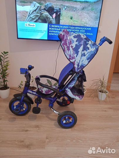 Детский трехколесный велосипед бу