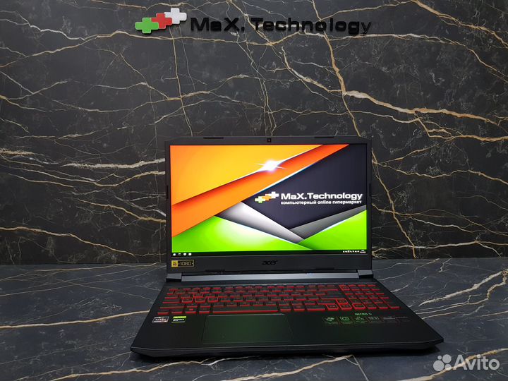 Игровой ноутбук Acer на Ryzen 5 и GTX 1650 15.6