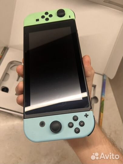 Прошитая Nintendo Switch rev. 2 Animal Crossing