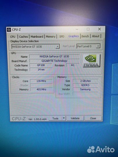 Видеокарта Gigabyte GeForce GT1030 2gb DDR5