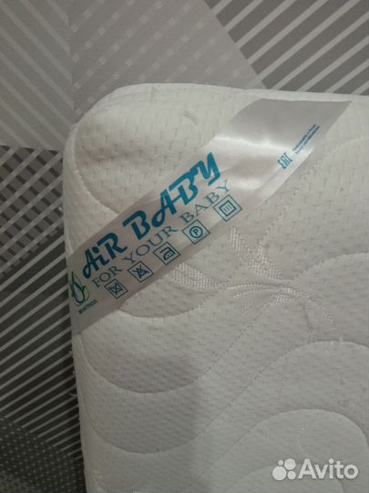 Матрас 120 60 бу кокосовый, кровать детская