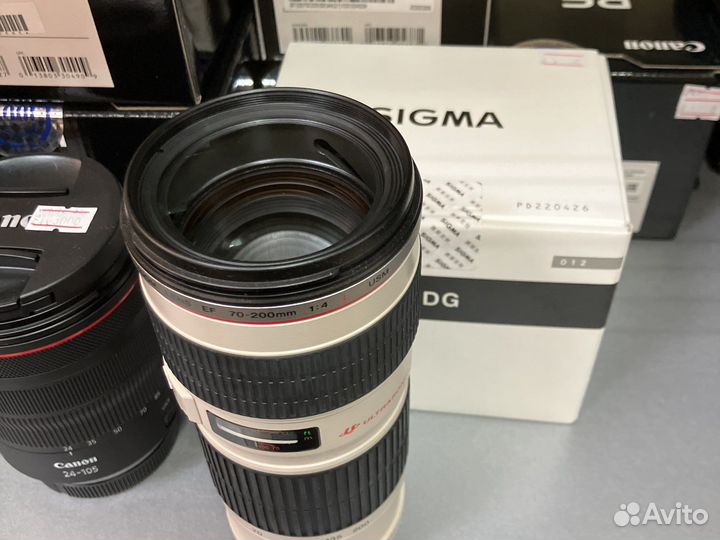 Canon EF 70 200mm f/4L USM новый 0 кадров