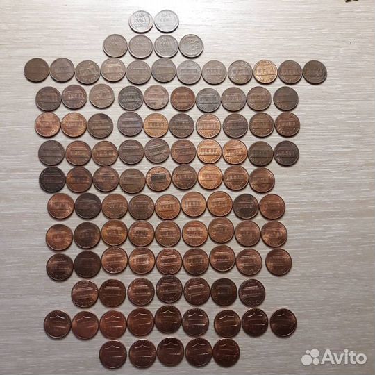 Монеты США погодовка