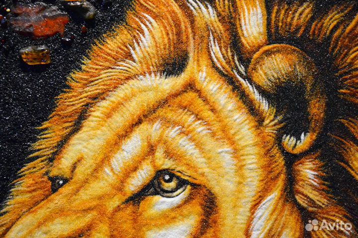 Картина из янтаря - Лев Array