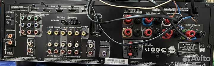 Рессивер onkyo TX-SR578