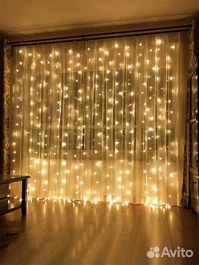 Гирлянда штора