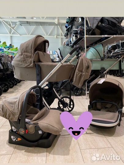 Коляска luxmom 780 3в1 + доставка