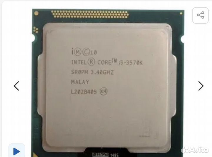 Процессор intel core i53570k