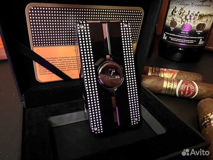 Зажигалка Cohiba для сигар с пробойником +гифтбокс