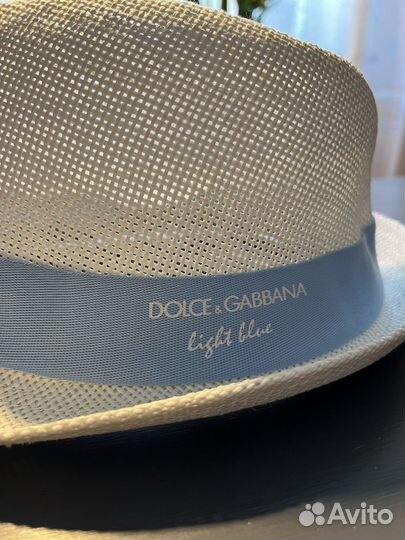 Шляпа Dolce Gabbana летняя светлая