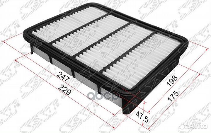 Фильтр воздушный mitsubishi galant 96-03/space