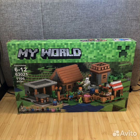 Конструктор Майнкрафт аналог Lego 1106 деталей