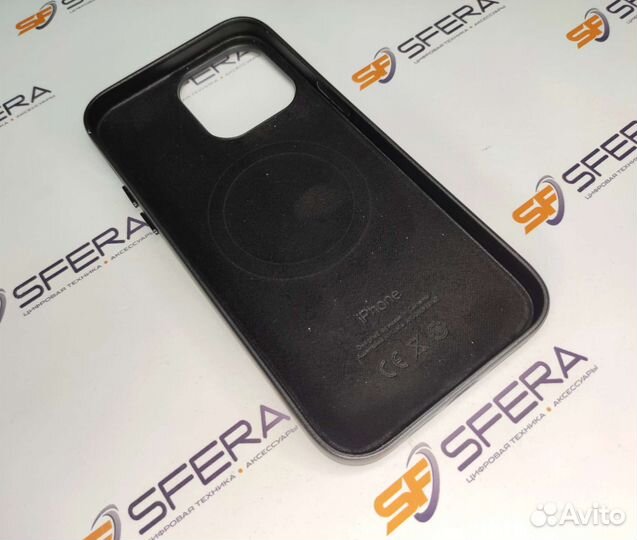 Кожаные чехлы с MagSafe для iPhone 14 Pro/Pro Max