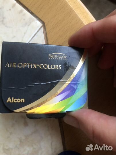 Линзы котактные цветные