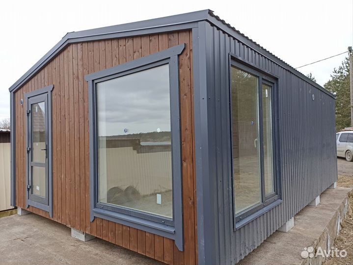 Модульный дом высокие потолки