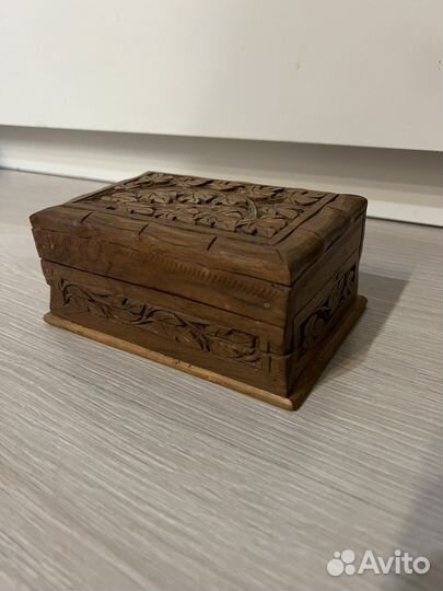 Деревянная шкатулка 70-е годы